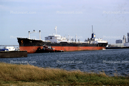 King, Empty Oil Tanker, Tugboat, Corpus Christi