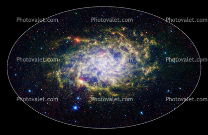 M33: A Close Neighbor Reveals its True Size and Splendor (3-color composite)
