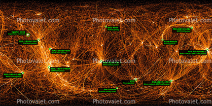 the whole sky shows 22 months of X-ray data recorded by NASA's Neutron star Interior Composition Explorer (NICER)