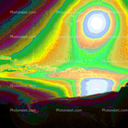 psychedelic sun, psyscape