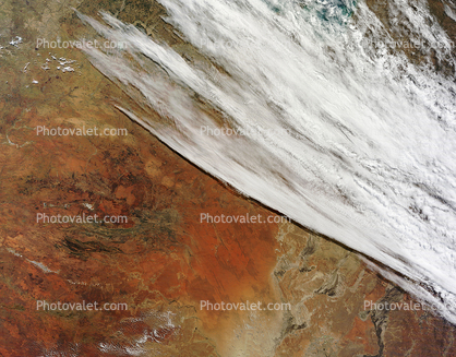 Unsettled Weather Across Central Australia, 2013