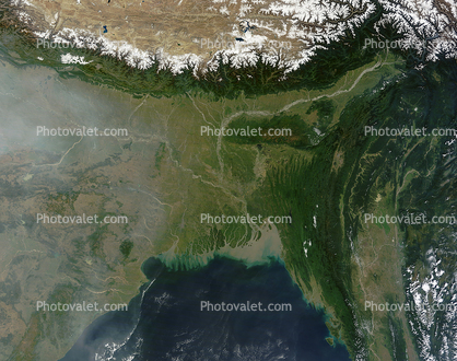 Himalayas, Bangladesh, Ganges River, India, China, Climate Change, Bay of Bengal