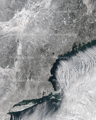 Long Island, New England, Canada, Ice Storm, cloud streets