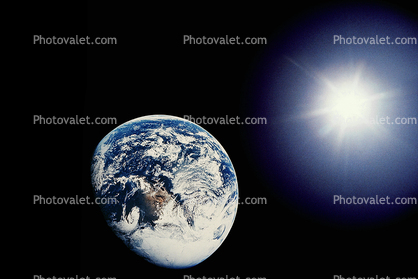 Earth and Sun, Earth from Space