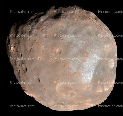 Phobos, by the Mars Reconnaissance Orbiter on 23/03/2008.