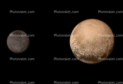Pluto and Charon, July 13, 2015