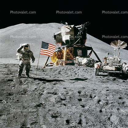 Walking on the Moon, Moonwalk, Walk, Lunar Module, LM, LEM, on the moon, Lunar Excursion Module, Buggy, Landing