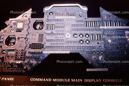 Command Module Main Display Console, Cockpit