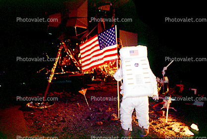 Man on the Moon, Re-enactment