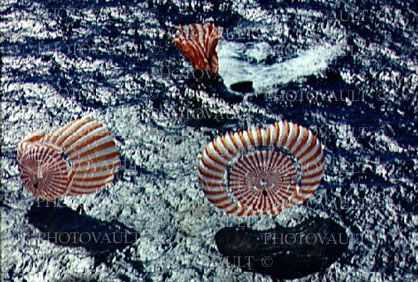 Apollo Capsule Splashdown, Atlantic Ocean