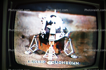 Lunar Touchdown, Apollo-11, Lunar Module, LEM, man on the moon, Lunar Excursion Module, July, 1969, 1960s