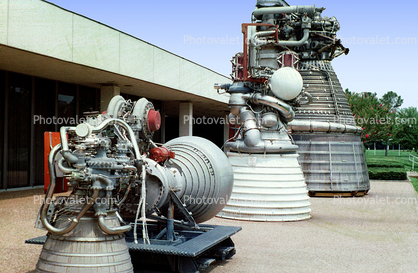 Saturn-V Moon Rocket Engines, Nozzle, F-1 Rocket Engines