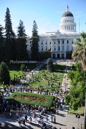 State Capitol building, Sacramento, Last flight of the Space Shuttle