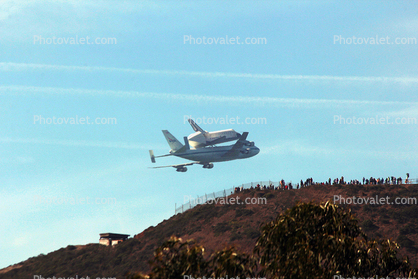 Marin County Headlands, Last flight of the Space Shuttle Endeavor, Shuttle Carrier Aircraft (SCA), Space Shuttle Ferry, NASA Space Shuttle Carrier, Boeing 747-100
