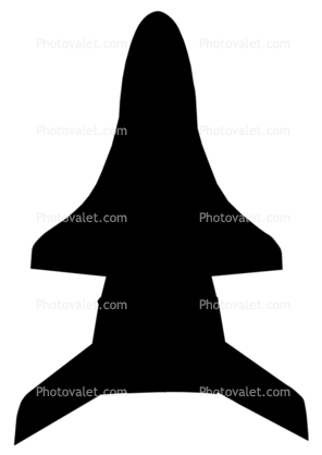 Boeing X-37B silhouette
