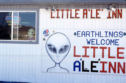 Little A'Le' Inn gift shop, Extraterrestrial Highway, near area 51