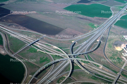 Four-way Interchange, Stack Interchange, overpass, underpass, freeway, highway
