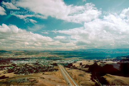 Interstate Highway I-580, looking east, 1 October 1983