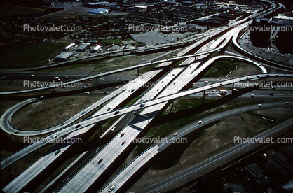 Highway 101, Highway-92 Junction, Freeway, Highway, Interstate, Road, San Mateo, California, Stack Interchange