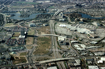 Shopping Center, slough, Highway-92, Freeway, Highway, Maze, tangle, overpass, underpass, intersection, interchange, exit, entrance, entry, onramp, on-ramp, off-ramp, mall, buildings