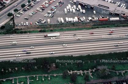 Interstate Highway I-405, cars, traffic, freeway