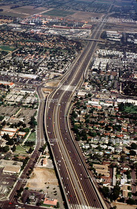 Diamond Interchange, Interstate, Orange County, California, freeway