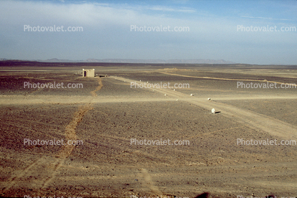 Parched Landscape, Desert, dirt, ground, road