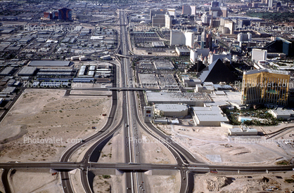 Double Diamond Interchange, Interstate I-15, Las Vegas