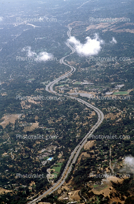 S-Curves, Interstate Highway I-280, San Mateo County