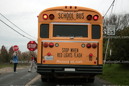 School Bus, Bloomfield Road, Sonoma County, California