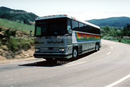Marin Airporter, MCI Bus, Calistoga, Napa County