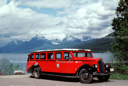 Model 706, White Motor Company, Red Jammers, Glacier National Park, Montana