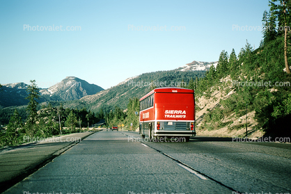 Interstate Highway I-80, Sierra-Nevada Mountains, California