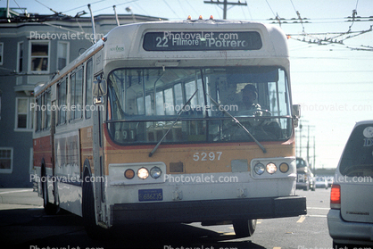 22-bus, 5297, Potrero Hill, Trolleybus