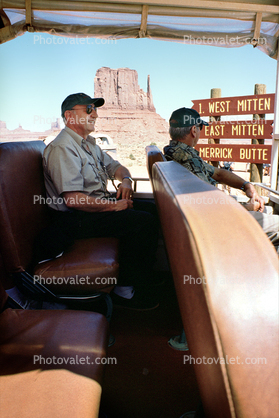 West Mitten, Bus Seats, Passengers, Monument Valley
