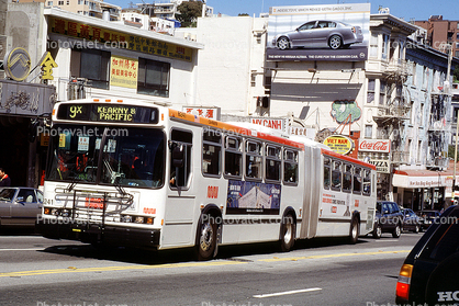 6241, Articulated bus, North-Beach, MUNI