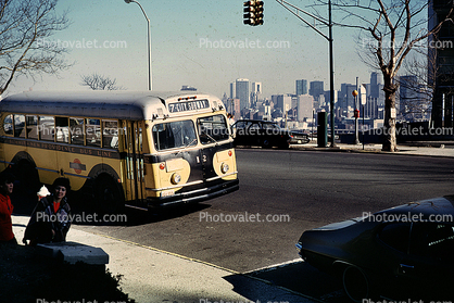 New Providence Ford, Newark, NYC skyline in Background, 1973, 1970s