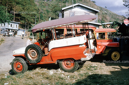 Jitney, Jeepney, artistic vehicle, 1964, 1960s