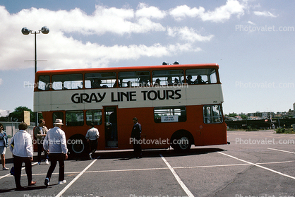 Gray Line Tours, Doubledecker, Victoria, BC, 1991