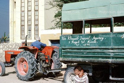 Tractor Pull, Kim Khassib Travel Agency, Tel El Armana, 1984, 1980s