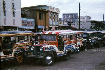 Jitney, Jeepney, artistic vehicle, 1969, 1960s