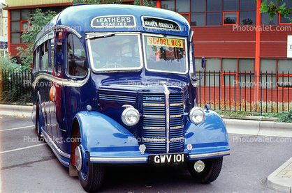 Bedford, Maiden Bradley, School Bus, GWV 101, 1950s