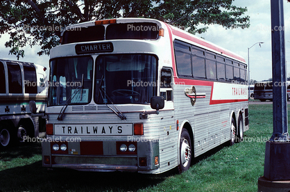 Trailways Bus, Rex Field, Alamosa, Colorado
