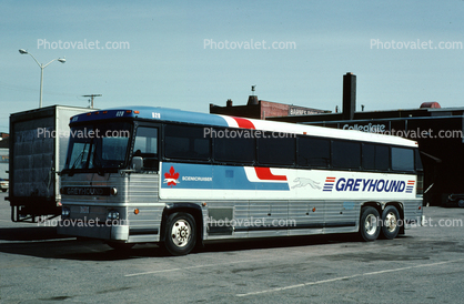 Greyhound Bus, Scenicruiser, Canada, July 1992