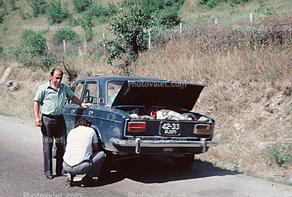 Flat Tire, Fiat 124