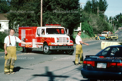 Fire Engine, Bodega Highway, Sonoma County