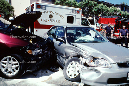 Ambulance, Car Accident, Auto, Automobile