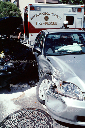 Ambulance, Car Accident, Auto, Automobile