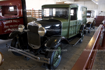 1931 Ford Model-A, Panel Truck, automobile, 1930's, A-bone