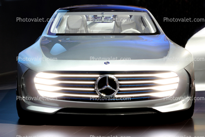 Self-driving Mercedes-Benz F 015 concept car, CES Convention 2016, Consumer Electronics Show, tradeshow